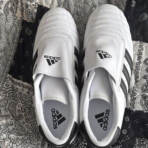 adidas White and Black Slip-On Athletic Shoes women’s 7